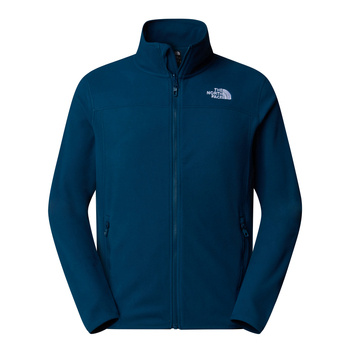 Polar męski The North Face 100 GLACIER FULL ZIP granatowy NF0A855X1NO