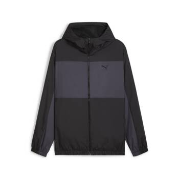 Kurtka z kapturem męska Puma MESH LINED WINDBREAKER czarna 62747301