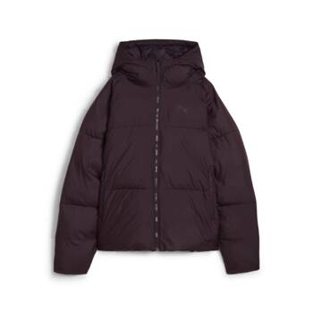 Kurtka z kapturem damska Puma POLY PUFFER fioletowa 62648944