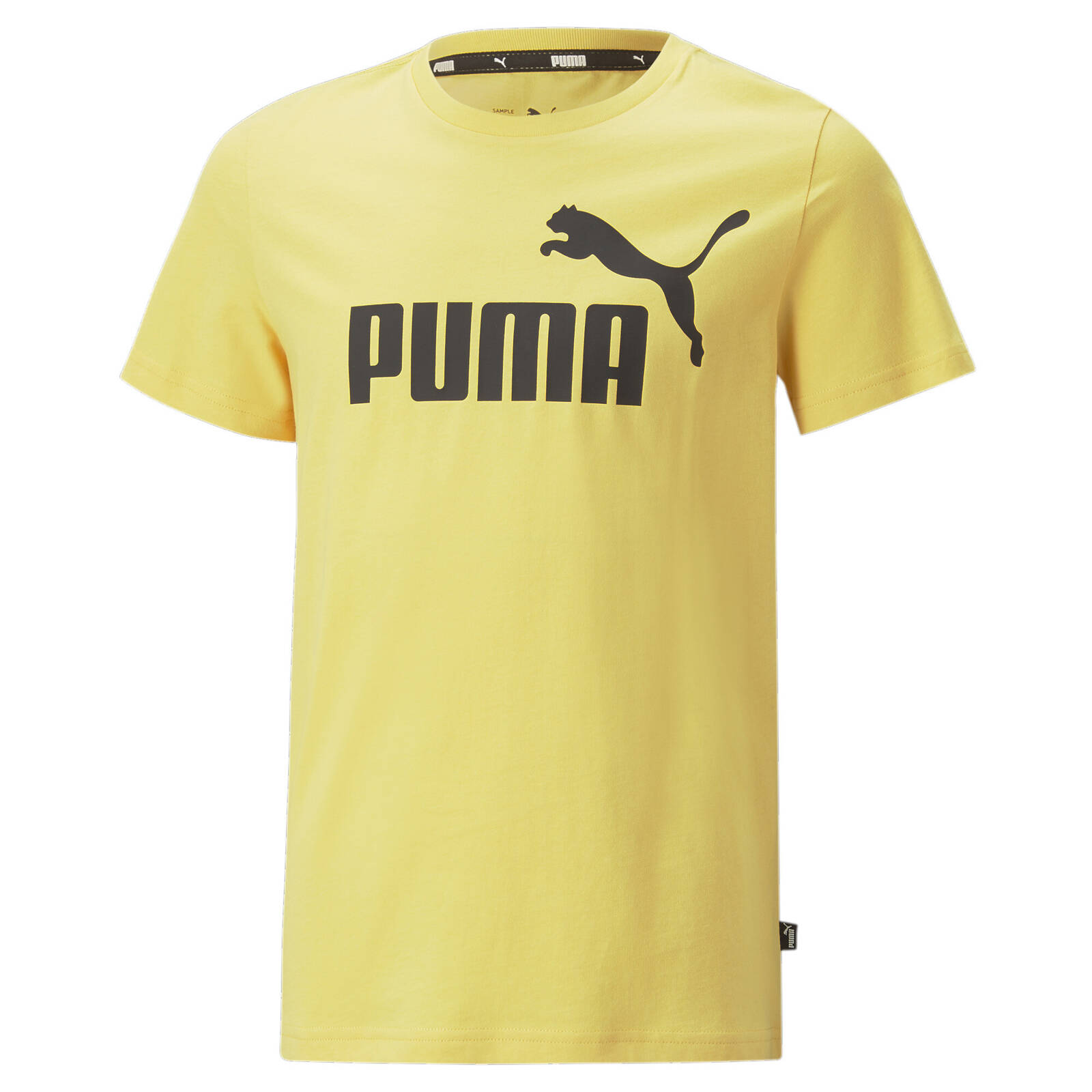 Koszulka chłopięca Puma ESS LOGO żółta 58696043