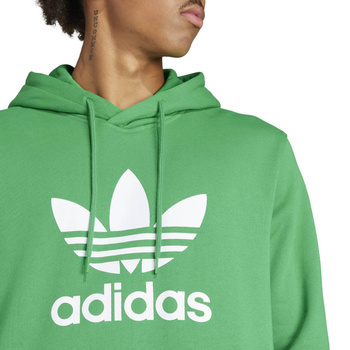 Bluza z kapturem męska adidas ADICOLOR CLASSICS TREFOIL zielona IM9403