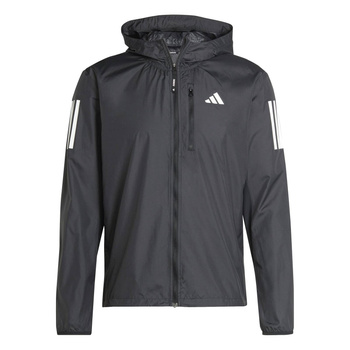 Kurtka z kapturem męska adidas OWN THE RUN czarna IN1483