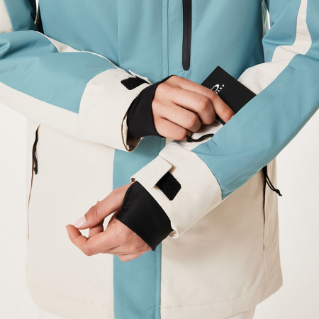 Kurtka narciarska damska Oakley TNP TBT niebieska FOA500472-27U