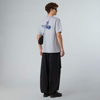 Koszulka unisex The North Face RUN GRAPHIC RELAXED szara NF0A8F2PDYX