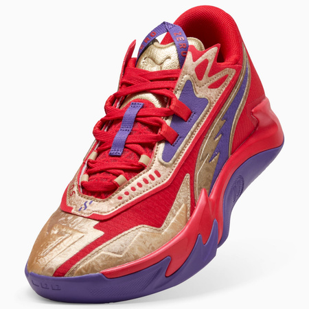 Buty do koszykówki unisex Puma SCOOT ZEROS II GOLD.D.D. czerwone 31222901