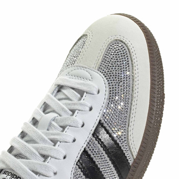 Buty sportowe damskie adidas SAMBA OG srebrne IH9055