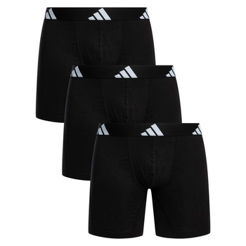 Bokserki męskie adidas ACTIVE FLEX SHORTS 3-PACK czarne 4AM004-000