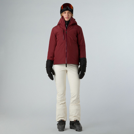 Kurtka narciarska damska The North Face DESCENDIT bordowa NF0A8DDT0VO