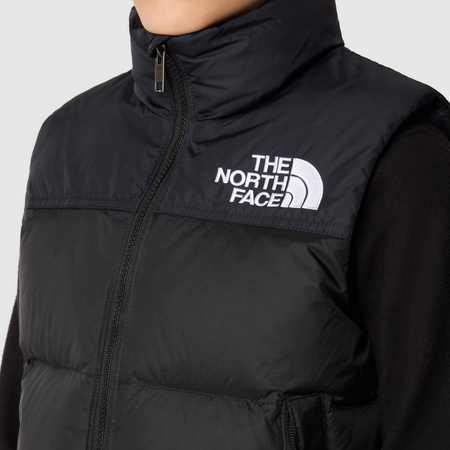 Bezrękawnik puchowy dziecięcy The North Face 1996 RETRO NUPTSE czarny NF0A82WXJK3