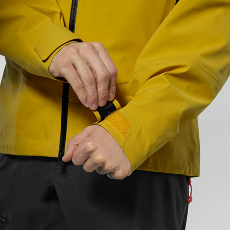 Kurtka wodoodporna męska Salewa ORTLES żółta 00-0000029180_2190