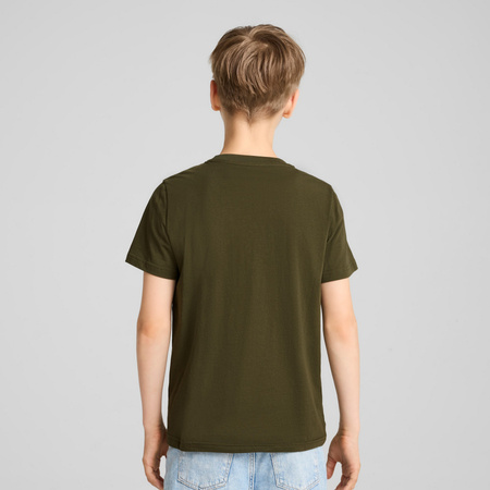 Koszulka chłopięca Puma POWER GRAPHIC zielona 68185870