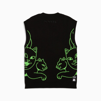 Kamizelka męska Puma X RIPNDIP KNITTED czarna 63241501
