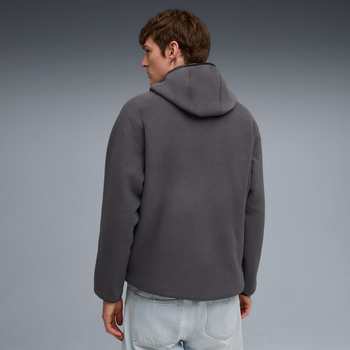 Bluza z kapturem męska Puma PUMATECH HZ szara 68822444