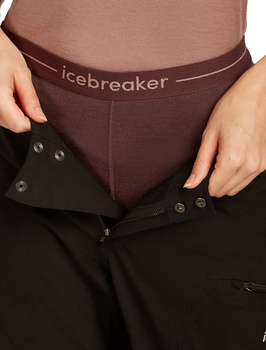 Legginsy termiczne damskie Icebreaker 200 OASIS bordowe IB1043830GW