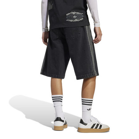 Spodenki jeansowe męskie adidas ADICOLOR FIREBIRD czarne JC6719