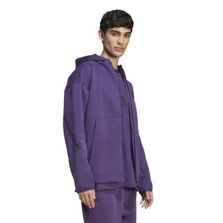 Bluza z kapturem męska adidas Z.N.E. fioletowa KB7124