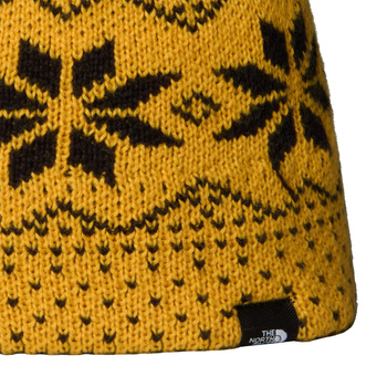 Czapka zimowa dziecięca The North Face CABIN SKI TUKE żółta NF0A8CGTHIC