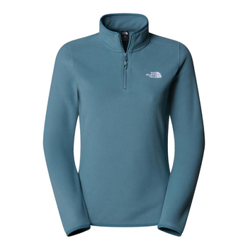 Polar damski The North Face 100 GLACIER 1/4 niebieski NF0A855M422