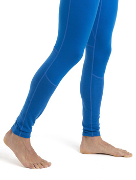 Legginsy termiczne męskie Icebreaker ZONEKNIT 200 niebieskie IB0A56HB580