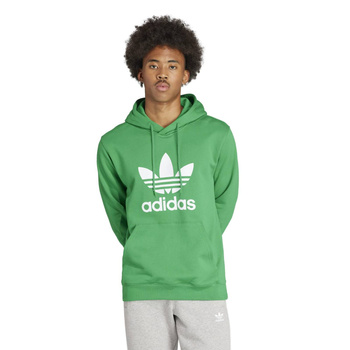 Bluza z kapturem męska adidas ADICOLOR CLASSICS TREFOIL zielona IM9403