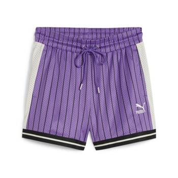 Spodenki damskie Puma T7 FOR THE FANBASE MESH fioletowe 62434550
