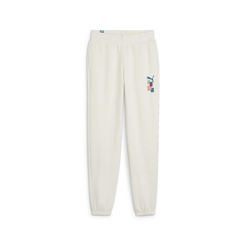 Spodnie dresowe chłopięce Puma READY SET BETTER TR beżowe 67927199