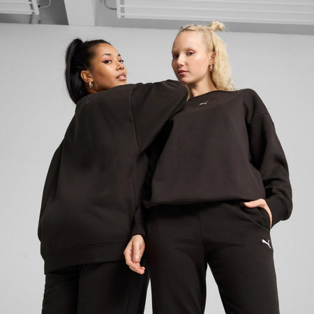 Bluza damska Puma ESS OVERSIZED CREW FL czarna 68540001