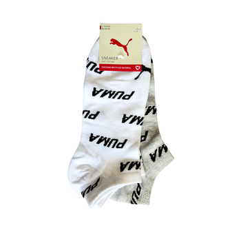 Skarpety unisex Puma BWT SNEAKER 2-PACK wielokolorowe 93863102