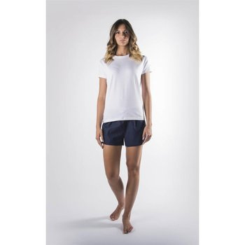 Piżama damska Fila JERSEY STRETCH WITH FRENCH TERRY PANT biała FPS4023-300