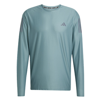 Longsleeve do biegania męski adidas OWN THE RUN turkusowy KC2208