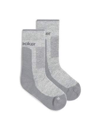 Skarpety trekkingowe damskie Icebreaker HIKE+ MEDIUM CREW szare IB0A578I0HN
