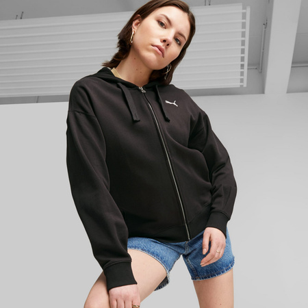 Bluza z kapturem damska Puma HER FZ TR czarna 67600301