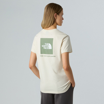 Koszulka damska The North Face REDBOX beżowa NF0A87NKEBE