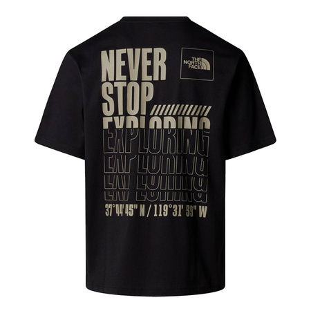 Koszulka męska The North Face COORDINATES czarna NF0A89DAJK3