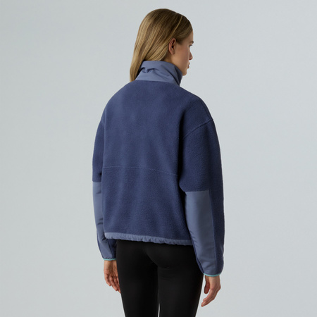 Kurtka polarowa damska The North Face YUMIORI OFF PEAK FULL ZIP niebieska NF0A8EUZE1I