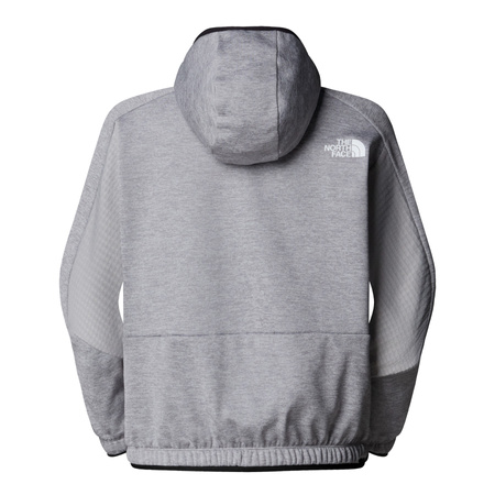 Polar z kapturem damski The North Face MOUNTAIN ATHLETICS FLEECE FZ szary NF0A8DXXEB9