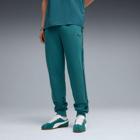 Spodnie dresowe męskie Puma ESS TAPE TR CL turkusowe 69169541