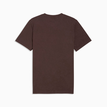 Koszulka męska Puma GRAPHIC RETRO AMERICANA WASHED brązowa 63443831