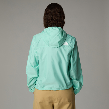 Kurtka z kapturem damska The North Face CYCLONE WND zielona NF0A8B6G6EI