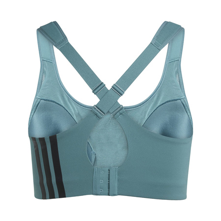 Stanik sportowy damski adidas TLRD turkusowy JX8844