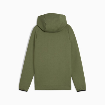 Bluza z kapturem chłopięca Puma SPACER FZ zielona 68858233
