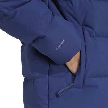 Kurtka puchowa męska adidas HELIONIC niebieska JX0581