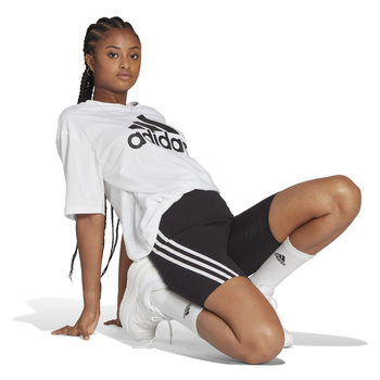 Spodenki damskie adidas FUTURE ICONS 3-STRIPES BIKE czarne HT4718