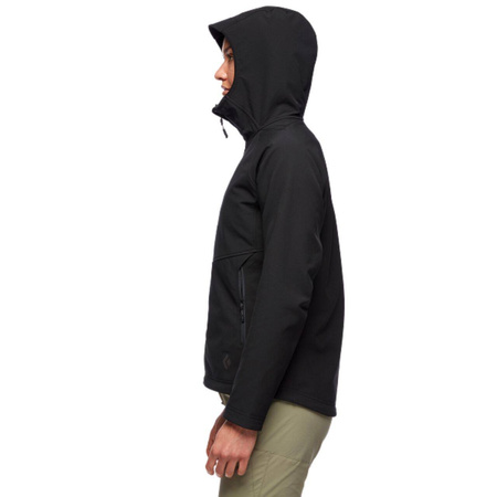 Bluza z kapturem damska Black Diamond ELEMENT czarna AP7440250002