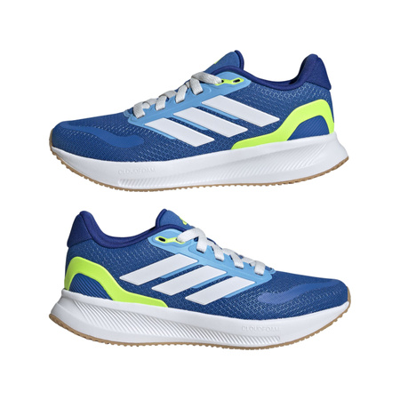 Buty do biegania dziecięce adidas RUNFALCON 5 niebieskie JQ8137