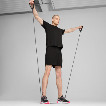 Koszulka treningowa męska Puma TAD ESSENTIALS HEATHER CAT czarna 52592001