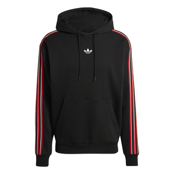 Bluza z kapturem męska adidas TIPPED STRIPES czarna KE3449