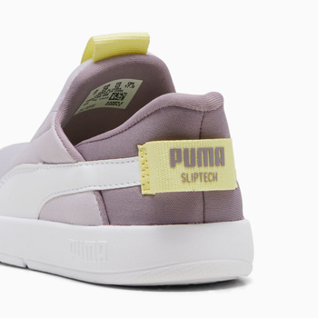 Buty sportowe dziewczęce Puma COURTFLEX V3 SLIPTECH PS fioletowe 39973408