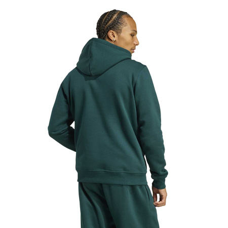 Bluza z kapturem męska adidas ESSENTIALS zielona JZ3589