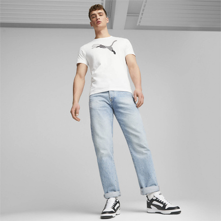 Buty sportowe męskie Puma REBOUND V6 LOW białe 39232801